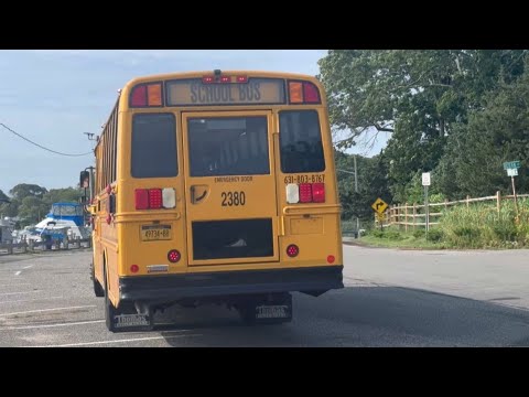 First Student 2018 Thomas C2 School Bus 2380 starts up its route on the last official day of School