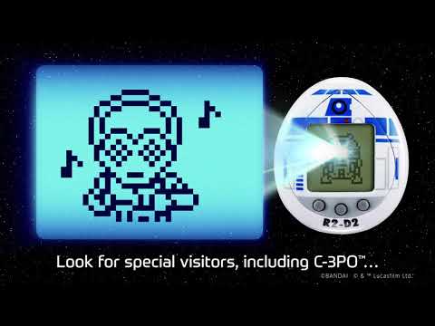 Zabawka elektroniczna Tamagotchi Star Wars R2-D2 (niebieska holograficzna)