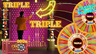 Crazy time big win today,OMGGG ! TRIPLE + DOUBLE !! 99000 Finance People Recover ! Oh My God !! Ct A