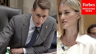 'Whose Idea Was It?': Hawley Grills Biden Official Over Scuttled DHS Disinformation Board?