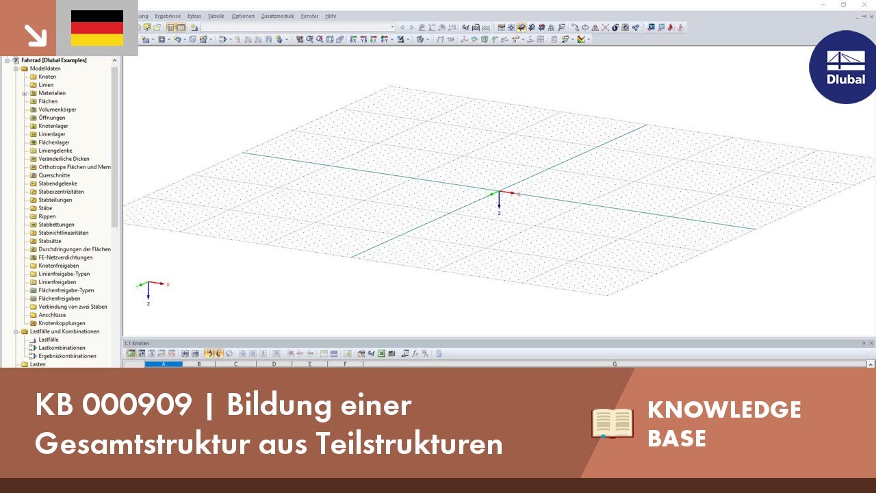 KB 000909 | Bildung einer Gesamtstruktur aus Teilstrukturen