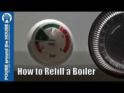 How to repressurise/refill a combi boiler. E119 Error low pressure. Baxi Potterton.
