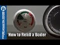 How to repressurise/refill a combi boiler. E119 Error low pressure. Baxi Potterton.