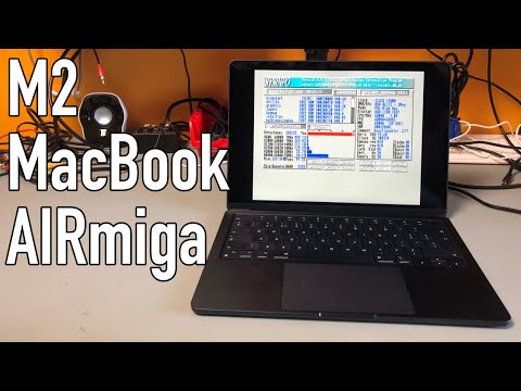 Apple Silicon Mac Emulates Amiga: the M2 MacBook Airmiga