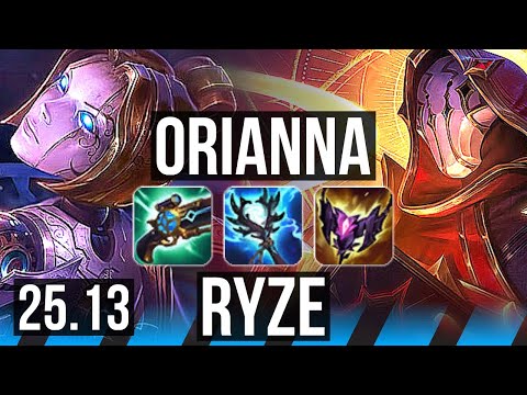 ORIANNA vs RYZE (MID) | 10/1/11, Legendary | KR Master | 25.13