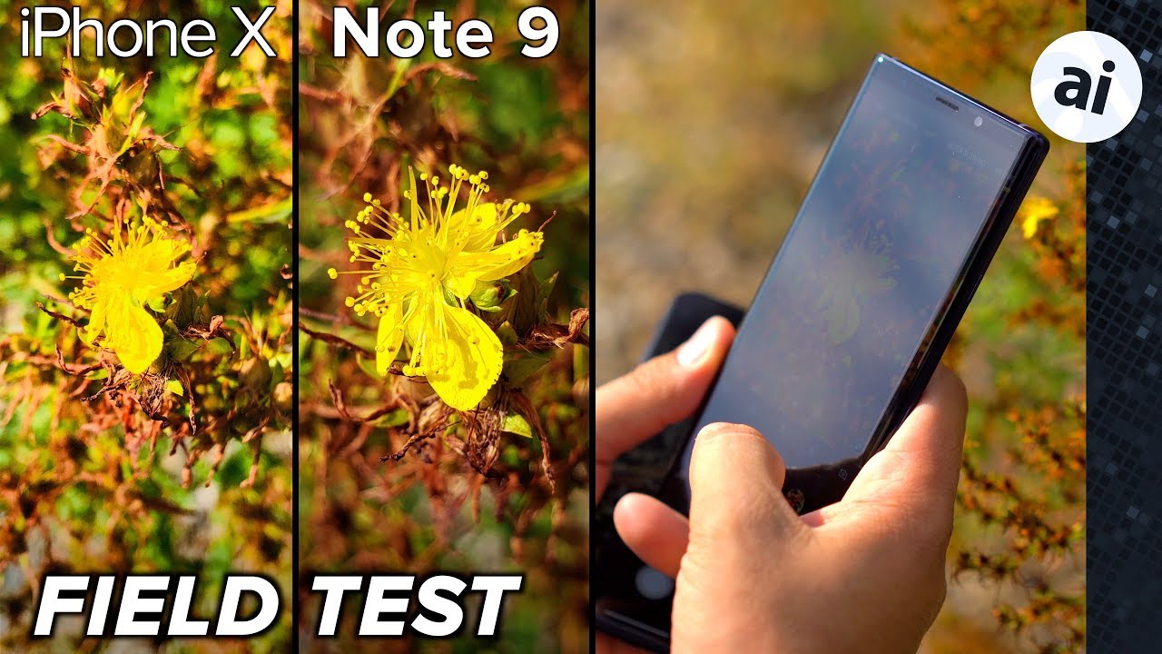Note 9 vs iPhone X Camera Comparison - Field Test!