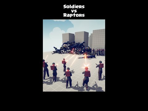 30x SOLDIERS vs 100x RAPTORS