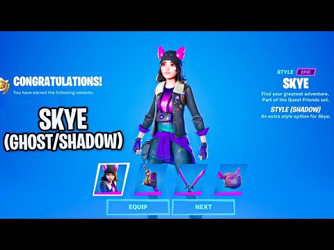 How to Unlock Ghost or Shadow "Skye" Edit Styles! (Find SHADOW & GHOST Ollie) Fortnite Battle Royale