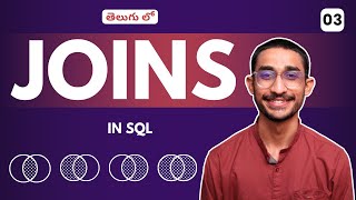 Joins in SQL | Telugu | Inner Join, Left Join, Right Join, Full Join in Telugu