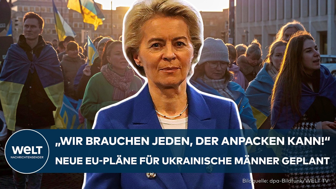 UKRAINE-KRIEG: EU berät in Brüssel besondere Bestimmungen für wehrfähige Ukrainer