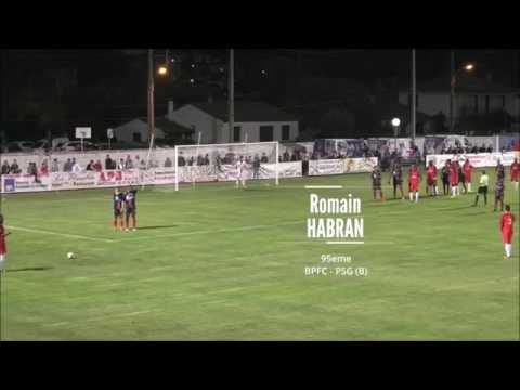 Coup franc Romain Habran