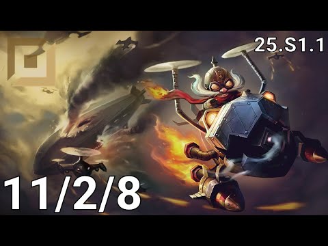 Corki ADC vs Varus - EUW diamond  | Patch 25.S1.1