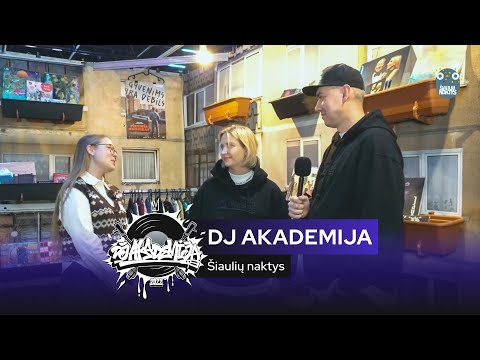 DJ Akademija interviu Muzikos salėje 2025 | Vilniaus knygų mugė