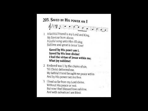 Hino 205 - Salvo Por Seu Poder - Em Inglês (CCB/CCUS) Part. Thalyson Monteiro & Thalisson Campos