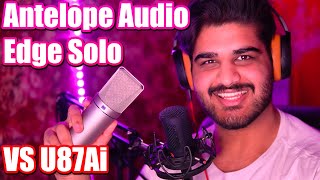 Video thumbnail for Antelope Audio Edge Solo Microphone Emulation Demonstration (vs Neumann U87Ai) by JollyLegend