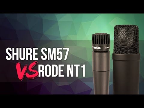 SHURE SM57 vs RODE NT1 - Guitar Amps (Tube and Solid State)
