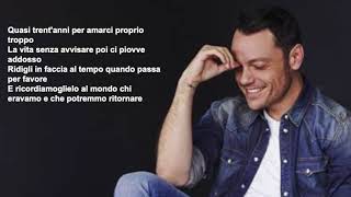 Tiziano Ferro - Potremmo ritornare lyrics