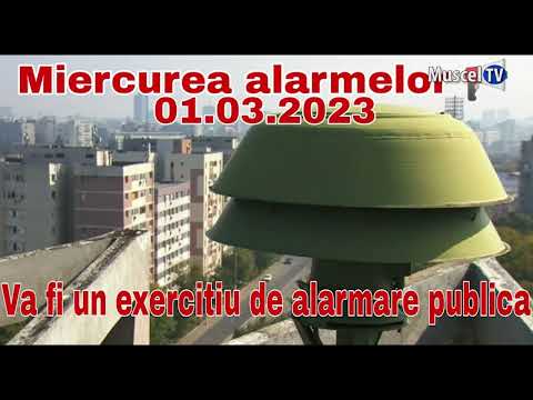 Jurnal MUSCEL TV 28.02.2023 Exercițiu de alarmare publică la Câmpulung