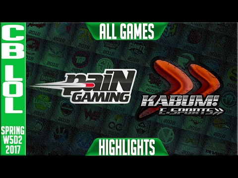 PAIN vs KABUM Highlights ALL GAMES - CBLoL W5D2 Spring 2017 - PAIN vs KABUM G1