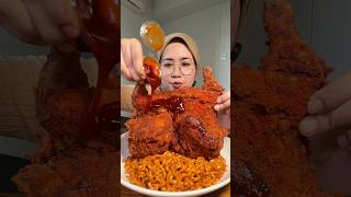 Download lagu MUKBANG: WHOLE RICHEESE CHICKEN WITH SAMYANG NOODLES mp3