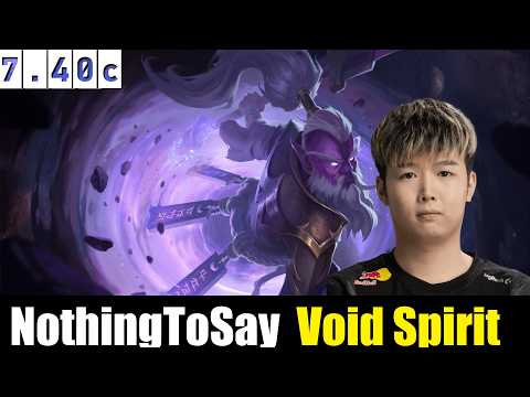 🤯 NothingToSay [Void Spirit] MID 7.40c - DOTA 2 HIGHEST MMR MATCH#dota2   #dota2gameplay