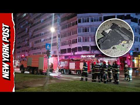 Russian Drone STRIKES Apartment Block in Romania During Attack on Ukraine