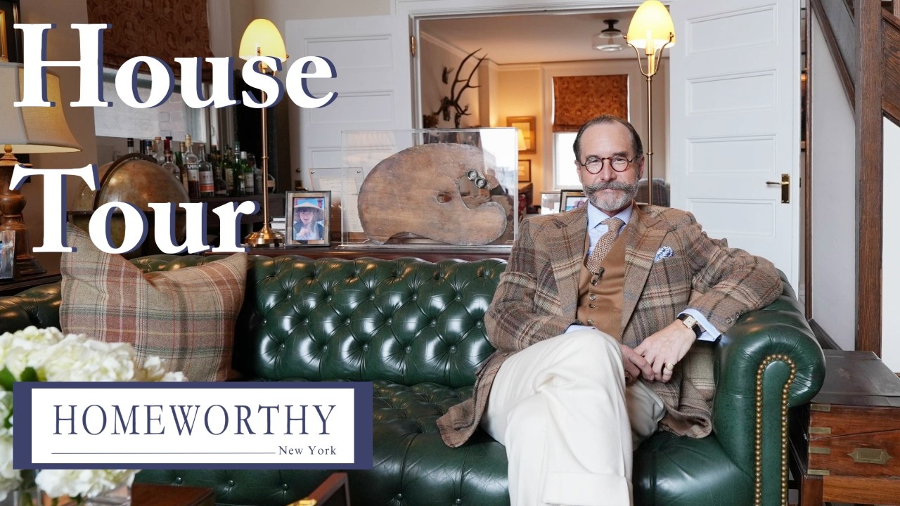 NYC APARTMENT TOUR | Renowned Portrait Artist’s Stunning Home in the Historic National Arts Club