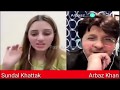 SUNDAL KHATTAK ARBAZ KHAN Da Sundal Khattak Interview Arbaz Khan Sara