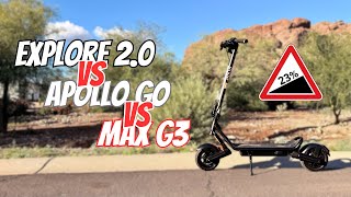 Apollo Explore 2.0 vs 23% Grade — Extreme Hill Climb Test (Side-by-Side)