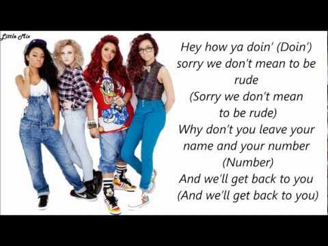 Little Mix & Missy Elliott - How Ya Doin' ? (Pictures + Lyrics)