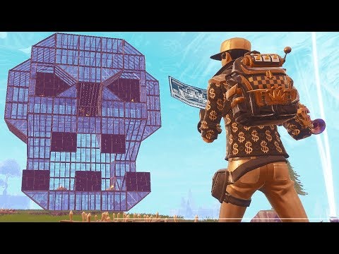 I SECRETLY Built a Skull in a RANDOM FANS Homebase