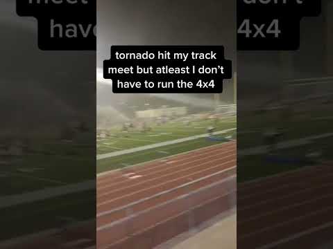 A Tornado hit their Track Meet 😱😳 #shorts