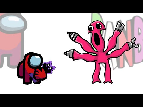 Mini Crewmate Kills Garten of BanBan 7 Characters | Among Us