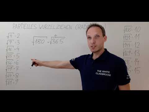 teilweises / partielles Wurzelziehen (RADIZIEREN) - √180