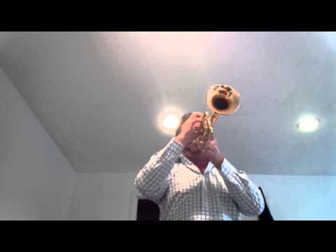 Trumpet chromatic scale low g to high g and back down exercise