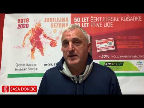 Izjava pred tekmo Šentjur : Helios Suns