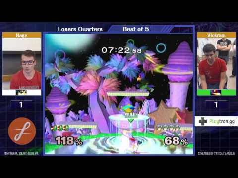 Event Match 14: Nagy (Marth) vs Vickram (Falco) - Losers Quarters