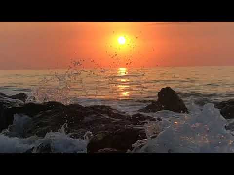 piano🎹 music with nature love|evening sun set beach view