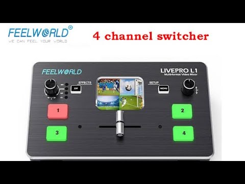 FeelWorld LIVEPRO L1 Multi Camera Video Mixer Switcher