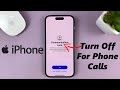 How To Turn Off Communication Limit For Phone Calls On IPhone