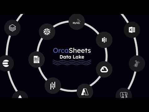 OrcaSheets Data Lake 소개 영상