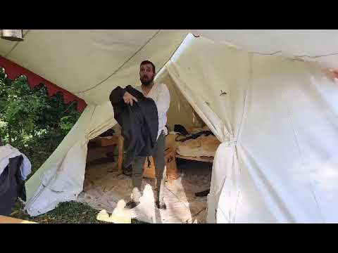 getting dressed  #14thcentury  # medieval  bocksten man outfit mid 14th century