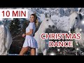 10 MIN CHRISTMAS DANCE WORKOUT 2025 Happiness In Winter Wonderland I Special Guest White Horses