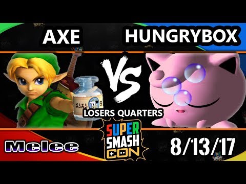 Smash Con 2017 SSBM - Liquid`Hungrybox (Jigglypuff) Vs. Tempo | Axe (Pikachu, Y.Link) Melee LQ