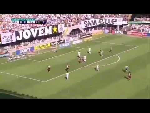 Santos 4x0 Flamengo - Gols e hino. Brasileirão 2019
