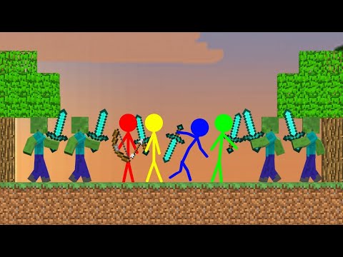 Animation vs Minecraft : Zombie Apocalypse at School - AVM Shorts Animation