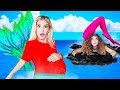 24 Hours Pregnant As A Mermaid With Sofie Dossi Worst Pregnancy Challenge Rebecca Zamolo