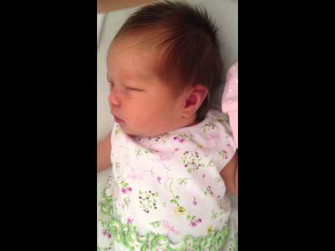 Baby hiccups, farts and great facial expressions!