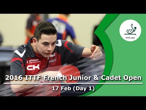 2016 French Junior & Cadet Open - Day 1 LIVE