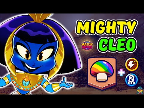 THE BEAUTY OF CLEOPATRA vs PREMIUM BOOSTERS | Match Masters Mighty Mushrooms + Lightning Strike